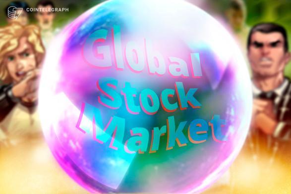 بازار جهانی سهام در «محدوده حباب» و عدم نگرانی معامله گران بیت کوین (Bitcoin)