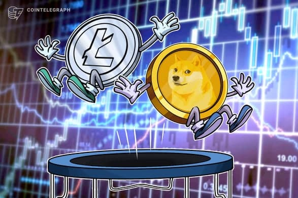 صعود لایت کوین (Litecoin) ، دوج کوین (Dogecoin) و آلت کوین های برتر همزمان با افزایش قیمت بیت کوین (Bitcoin) به 23.800 دلار
